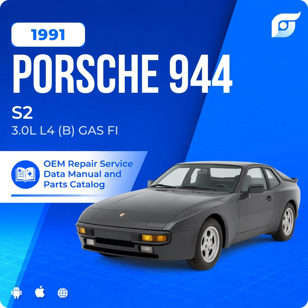 1991 Porsche 944 S2 - OEM Repair Service Manual