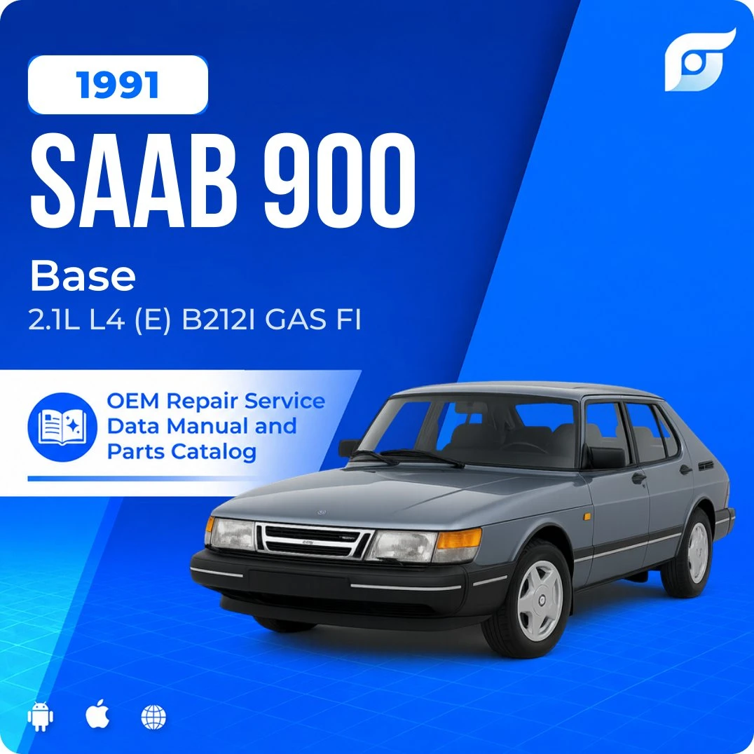 1991 Saab 900 Base - OEM Repair Service Manual