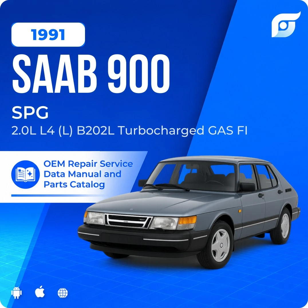 1991 Saab 900 SPG - OEM Repair Service Manual
