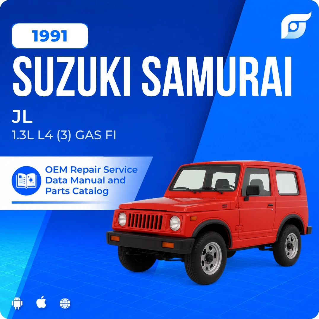 1991 Suzuki Samurai JL - OEM Repair Service Manual