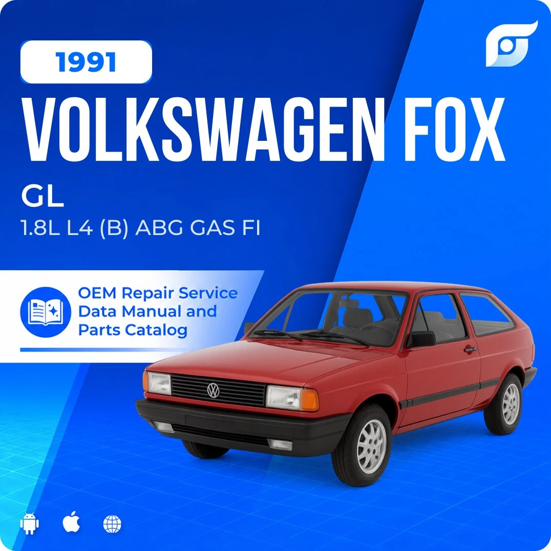 1991 Volkswagen Fox GL - OEM Repair Service Manual