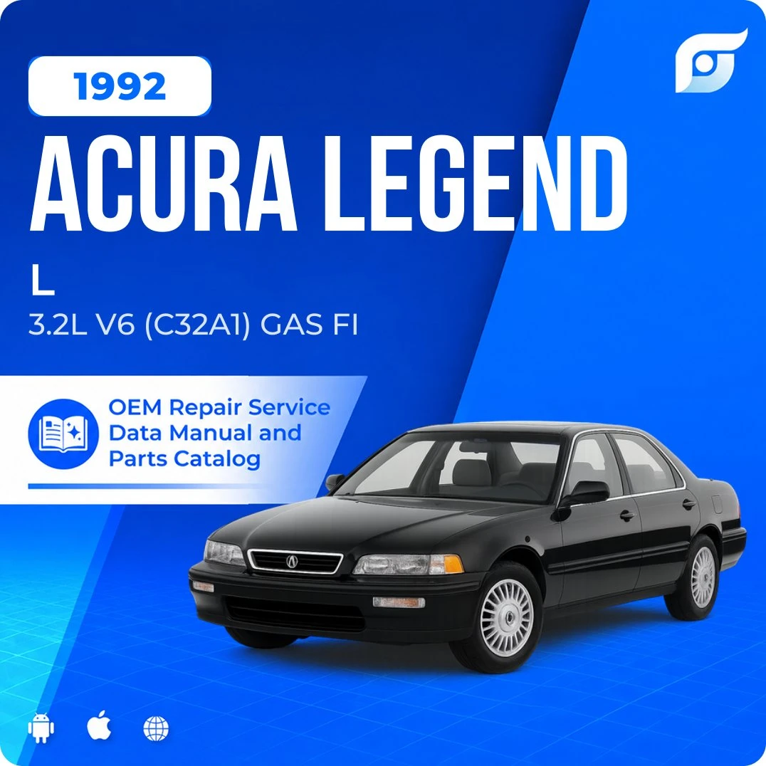 1992 Acura Legend L - OEM Repair Service Manual