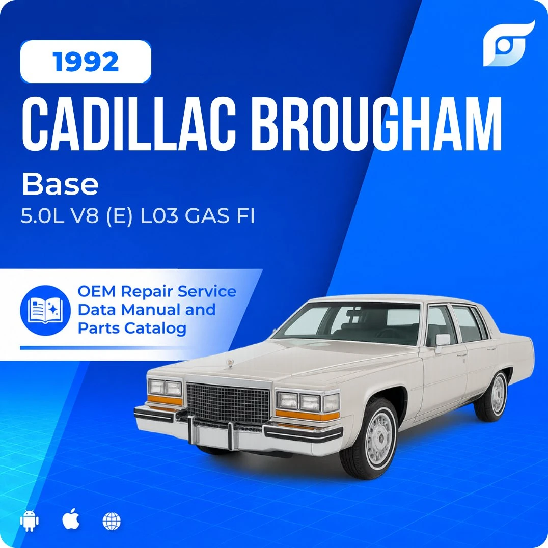 1992 Cadillac Brougham Base - OEM Repair Service Manual