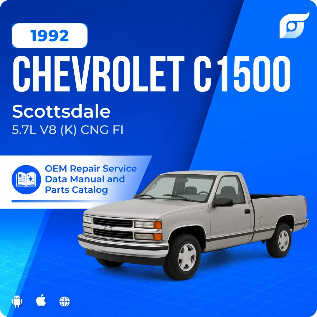 1992 Chevrolet C1500 Scottsdale - OEM Repair Service Manual