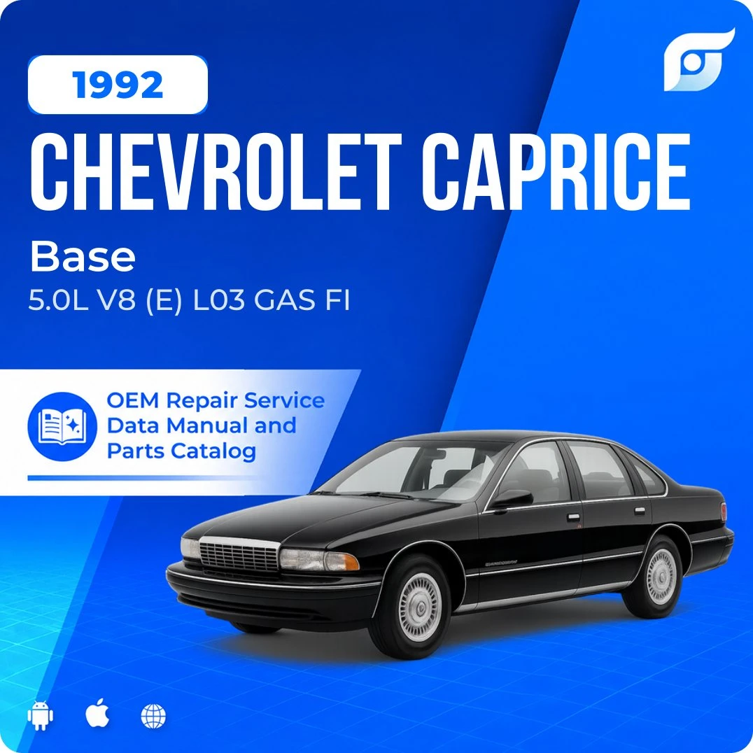 1992 Chevrolet Caprice Base - OEM Repair Service Manual