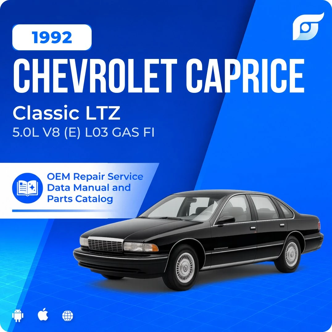 1992 Chevrolet Caprice Classic LTZ - OEM Repair Service Manual