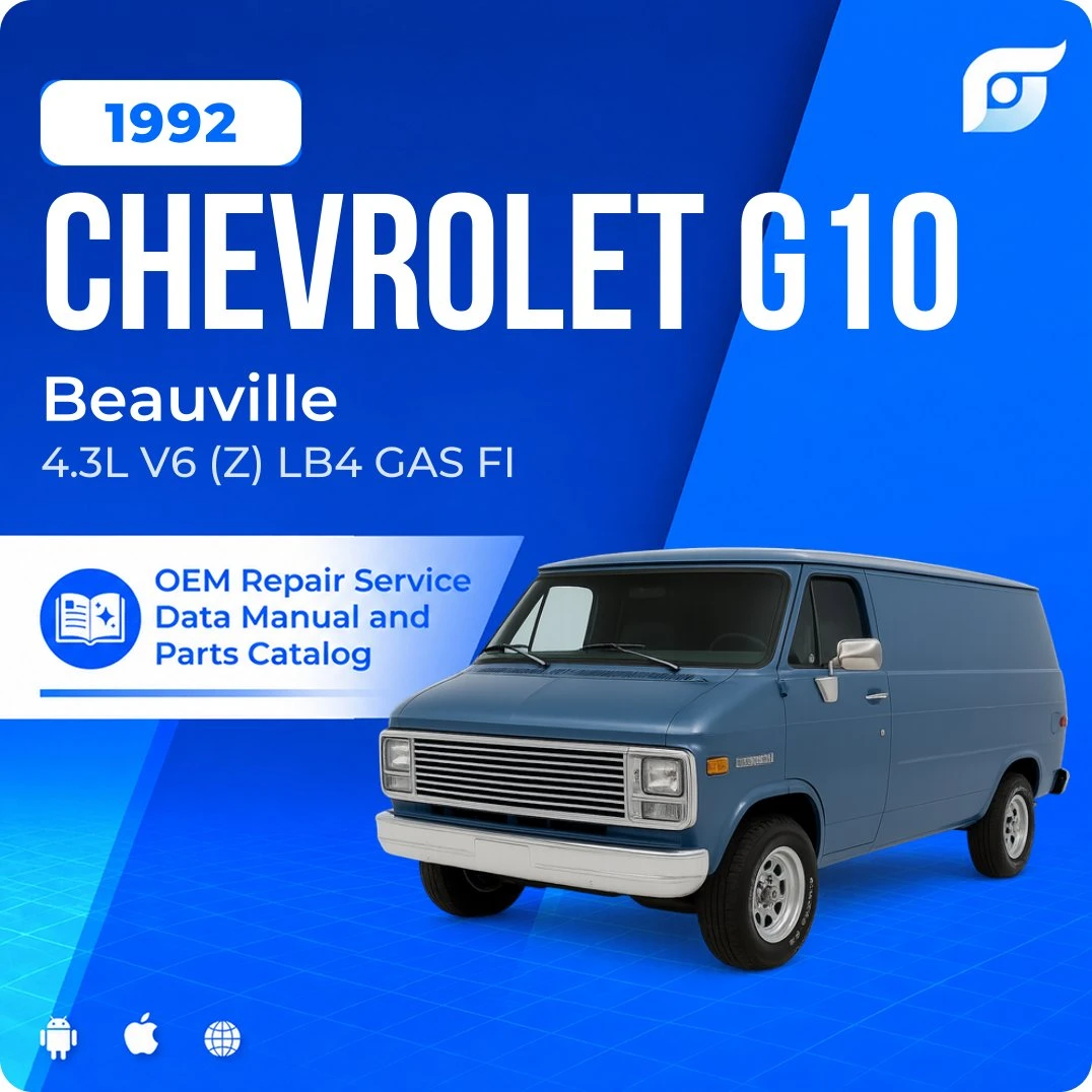 1992 Chevrolet G10 Beauville - OEM Repair Service Manual