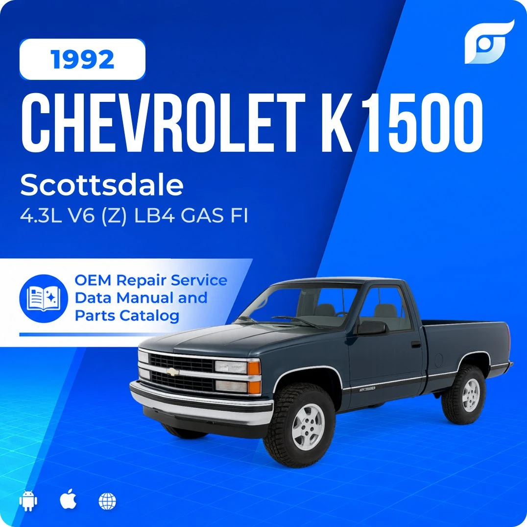 1992 Chevrolet K1500 Scottsdale - OEM Repair Service Manual