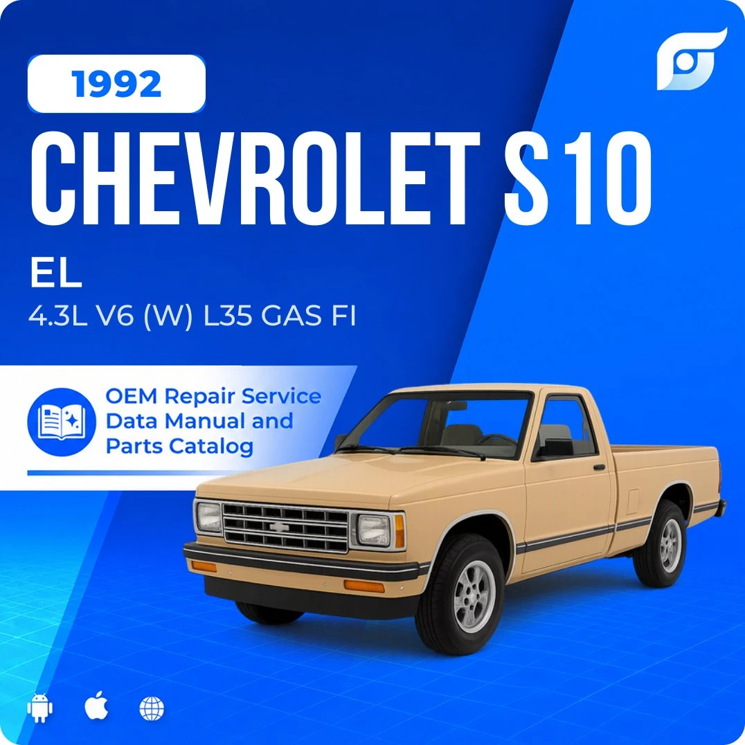 1992 Chevrolet S10 EL - OEM Repair Service Manual
