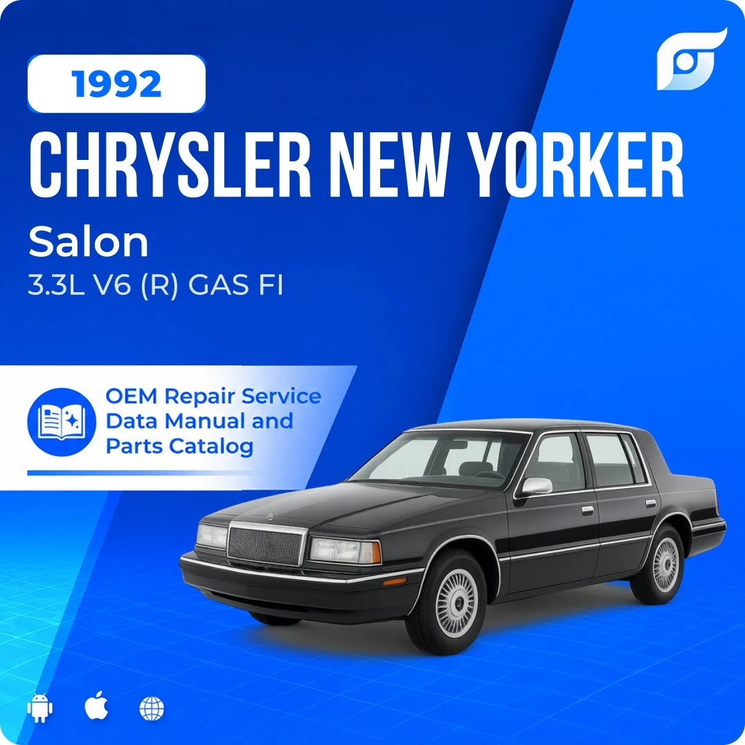 1992 Chrysler New Yorker Salon - OEM Repair Service Manual