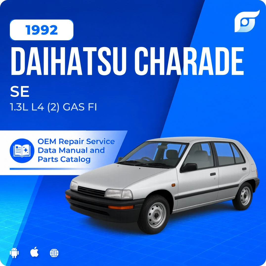 1992 Daihatsu Charade SE - OEM Repair Service Manual
