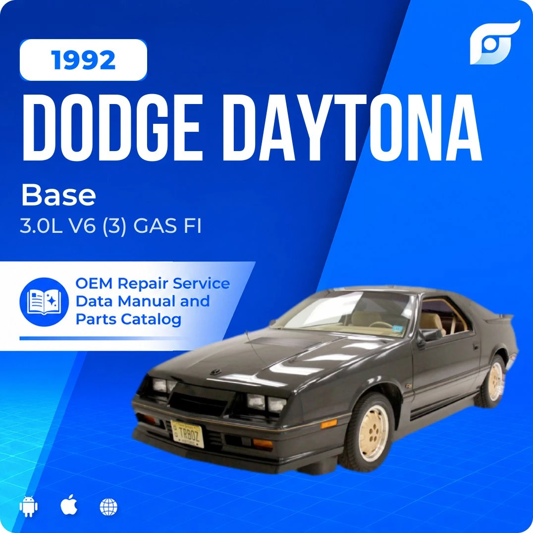 1992 Dodge Daytona Base - OEM Repair Service Manual