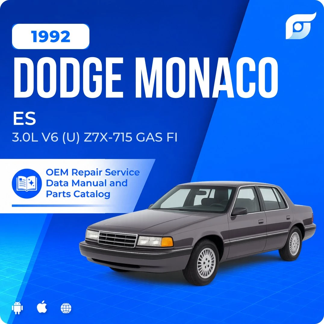 1992 Dodge Monaco ES - OEM Repair Service Manual