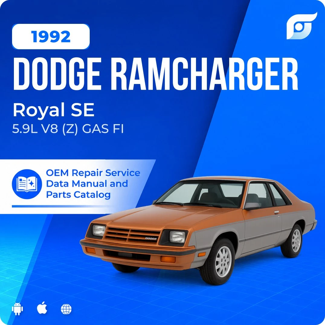1992 Dodge Ramcharger Royal SE - OEM Repair Service Manual