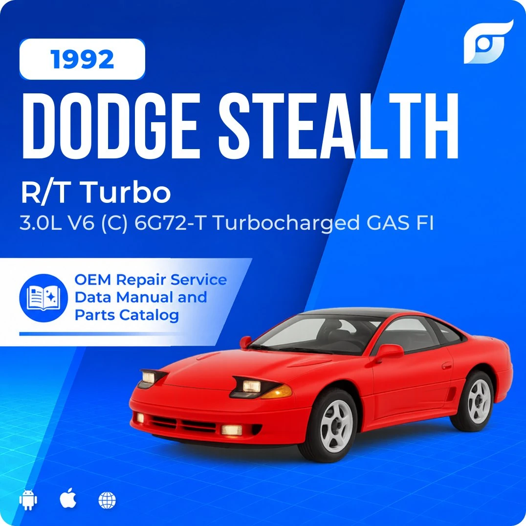 1992 Dodge Stealth R/T Turbo - OEM Repair Service Manual