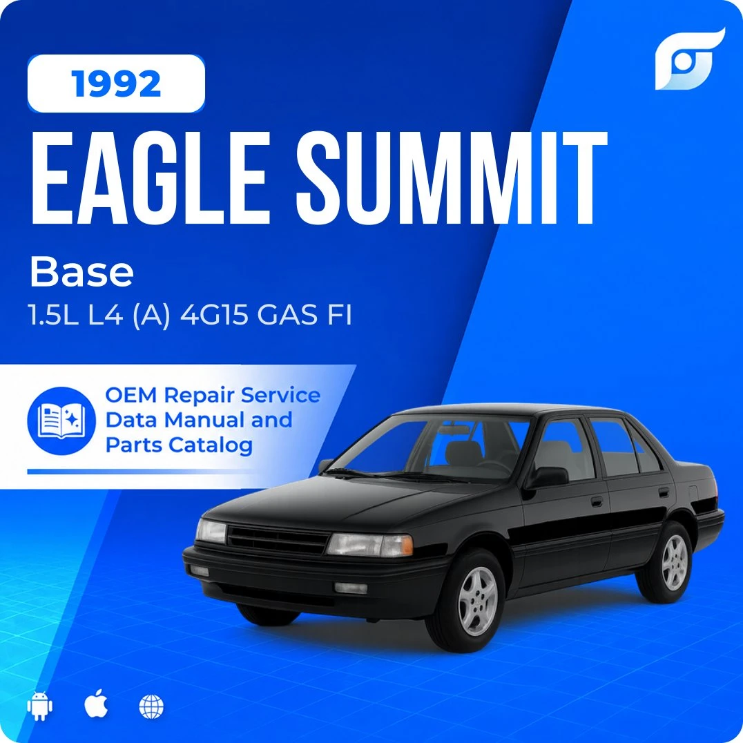 1992 Eagle Summit Base - OEM Repair Service Manual