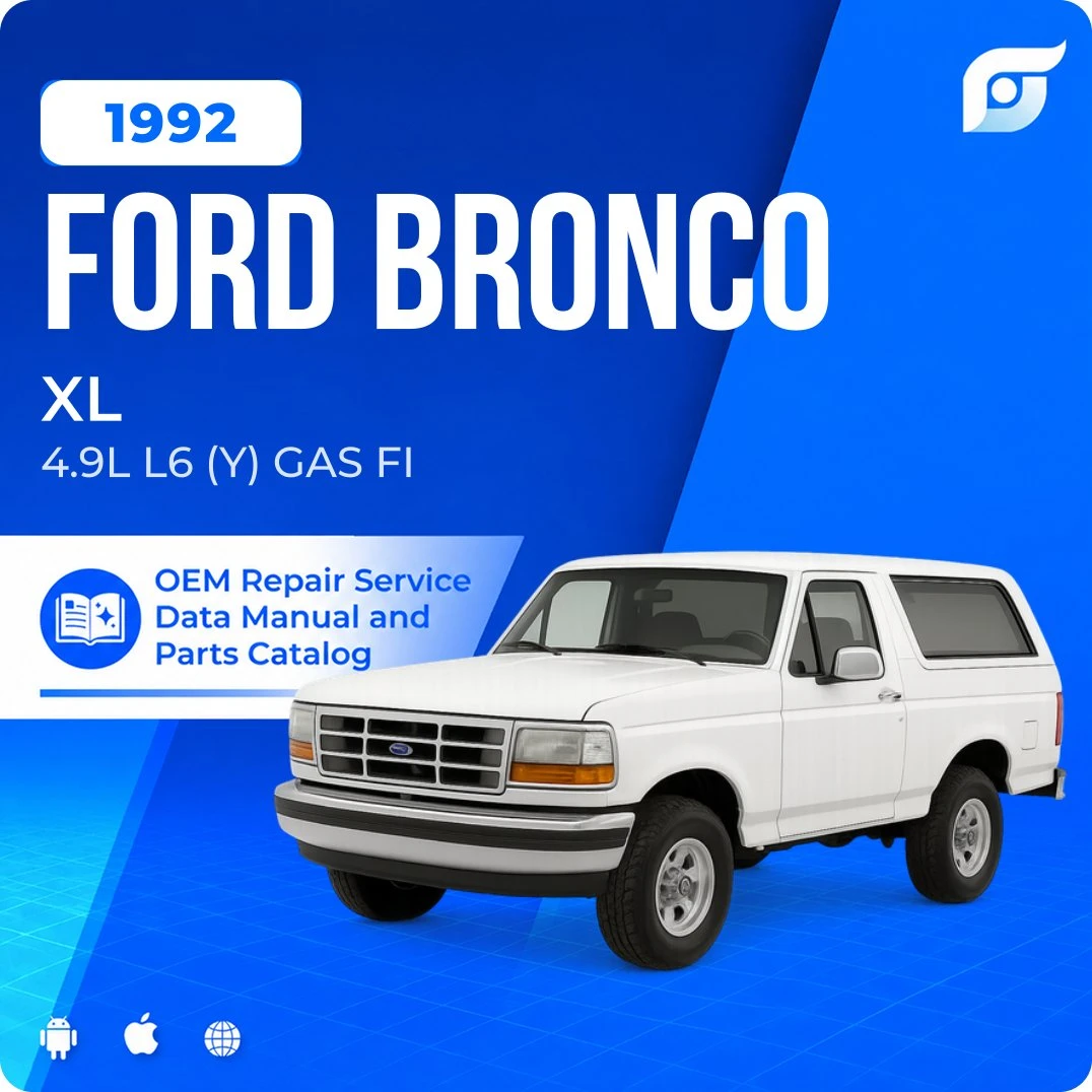 1992 Ford Bronco XL - OEM Repair Service Manual