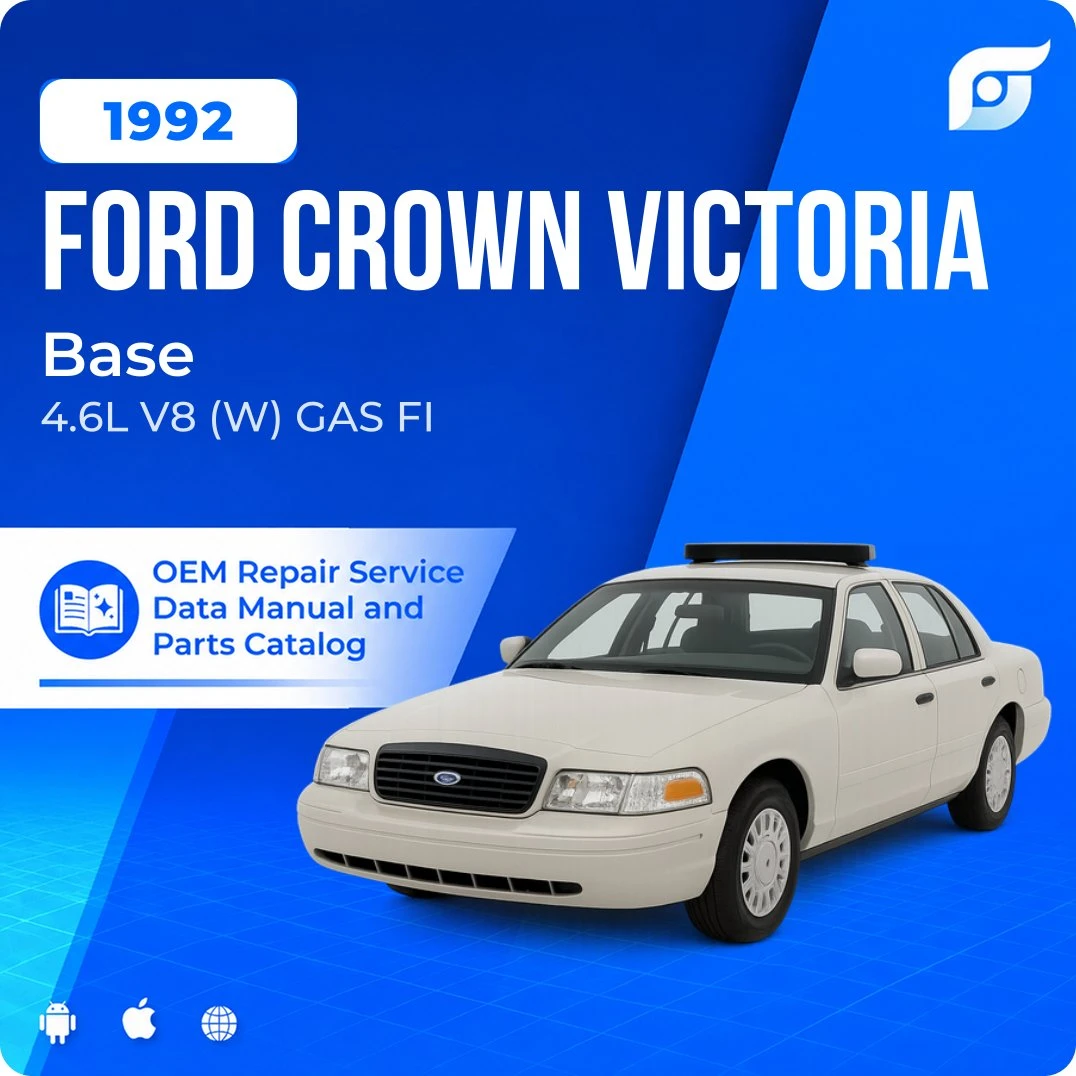 1992 Ford Crown Victoria Base - OEM Repair Service Manual