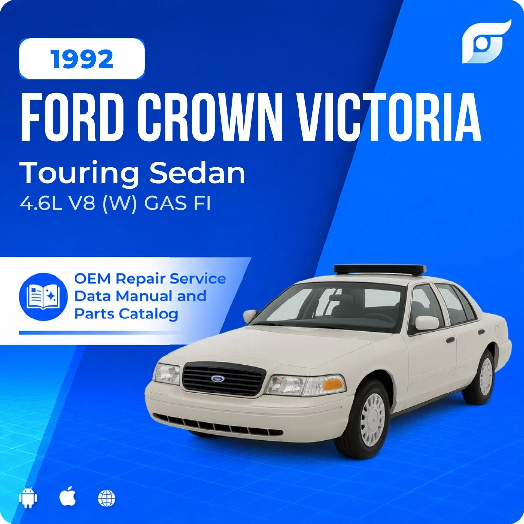 1992 Ford Crown Victoria Touring Sedan - OEM Repair Service Manual