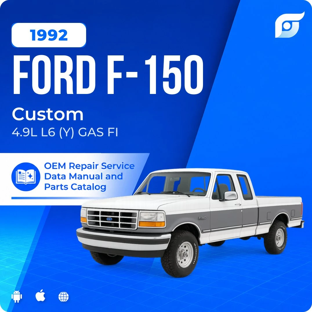 1992 Ford F-150 Custom - OEM Repair Service Manual