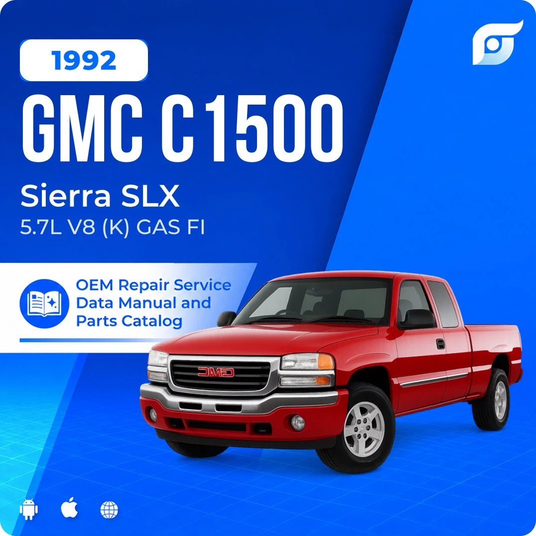 1992 GMC C1500 Sierra SLX - OEM Repair Service Manual