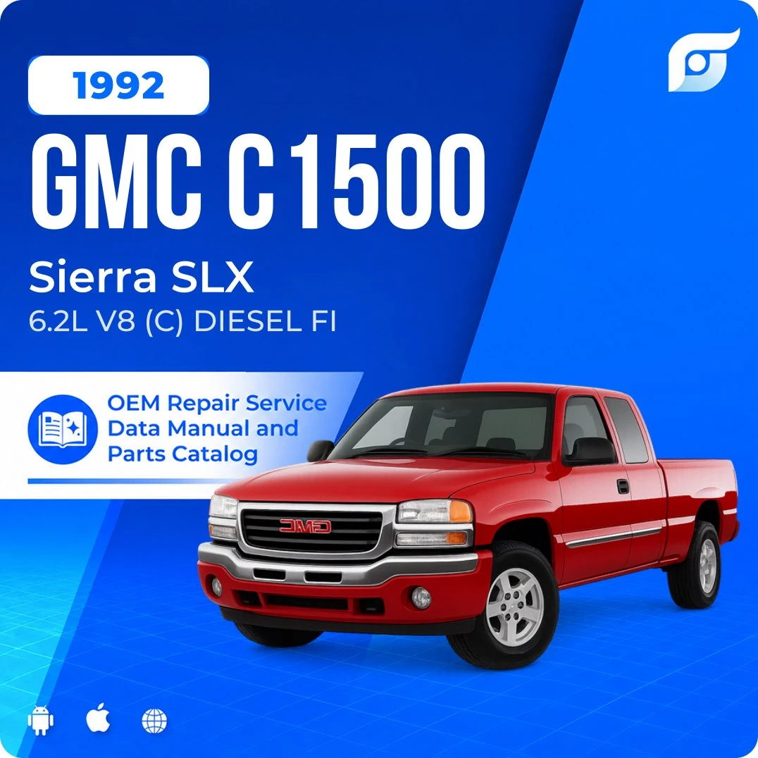 1992 GMC C1500 Sierra SLX - OEM Repair Service Manual