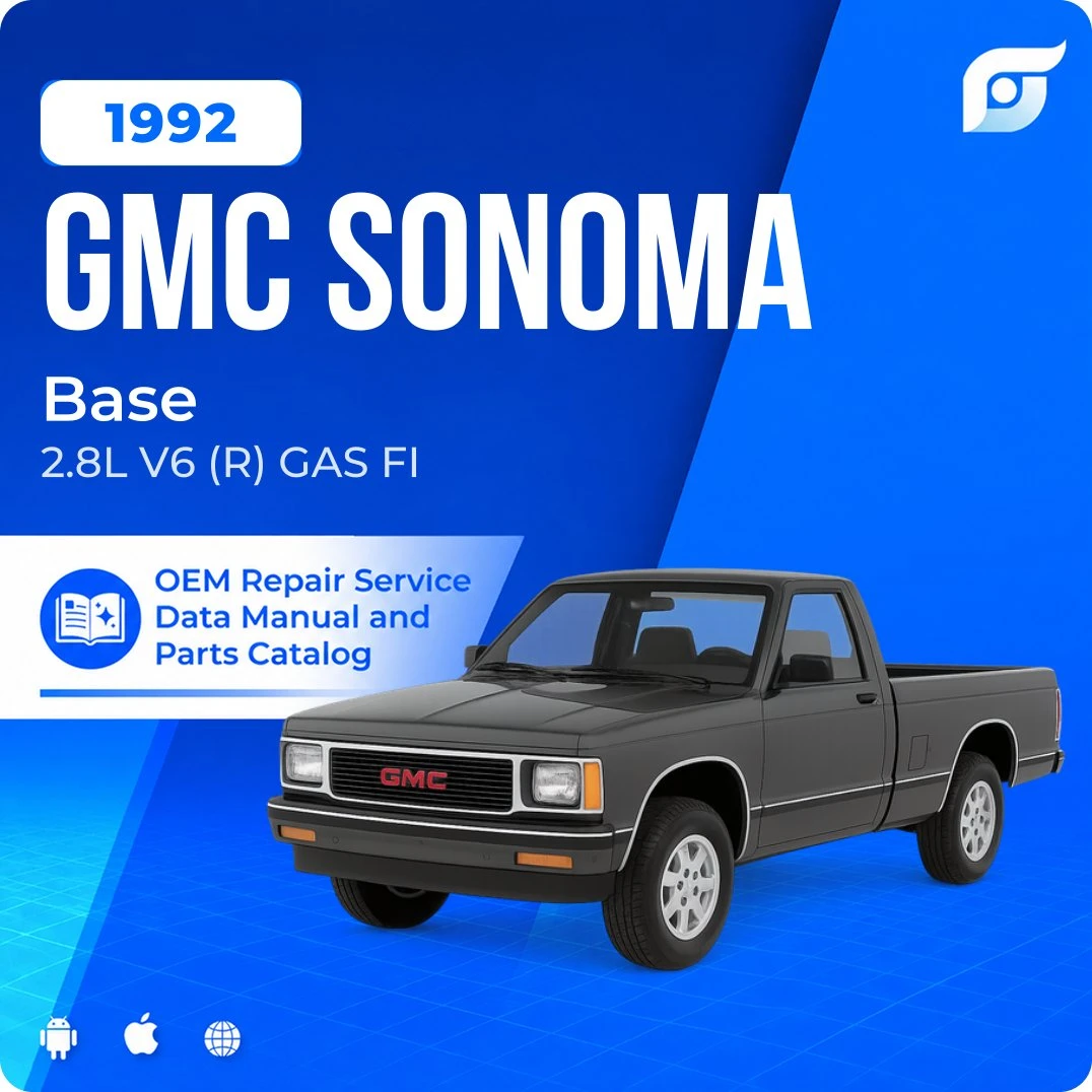 1992 GMC Sonoma Base - OEM Repair Service Manual
