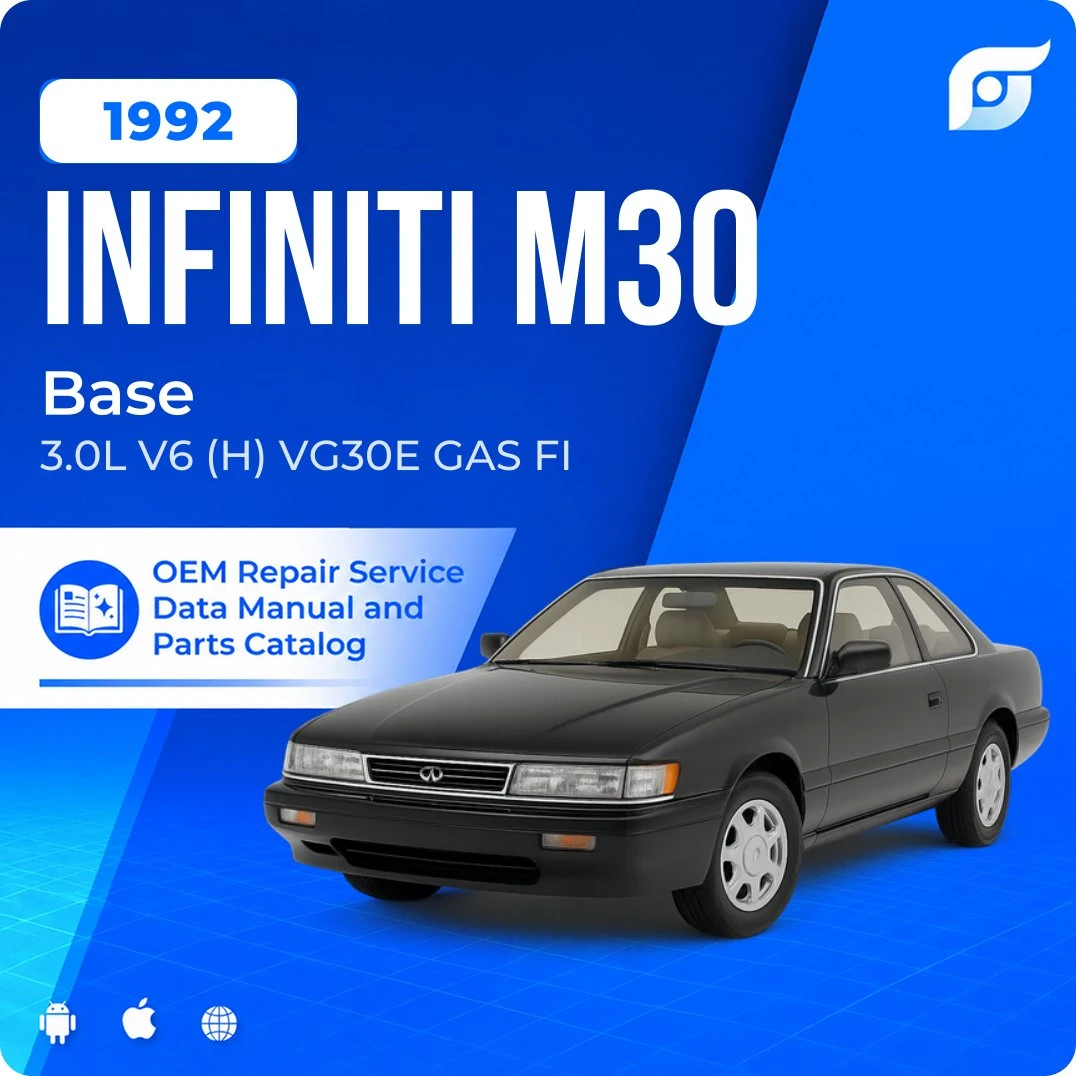 1992 INFINITI M30 Base - OEM Repair Service Manual