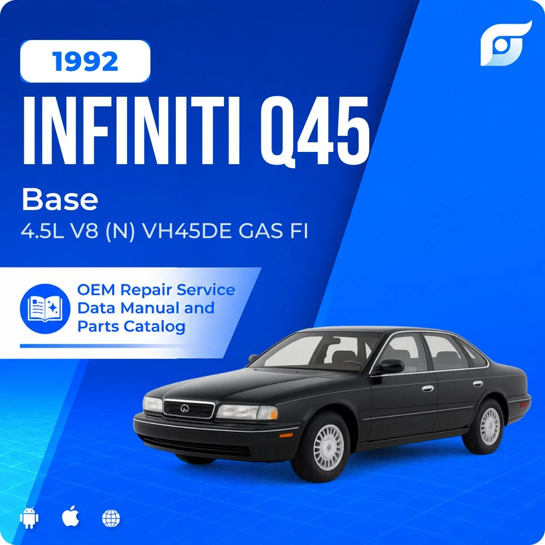 1992 INFINITI Q45 Base - OEM Repair Service Manual