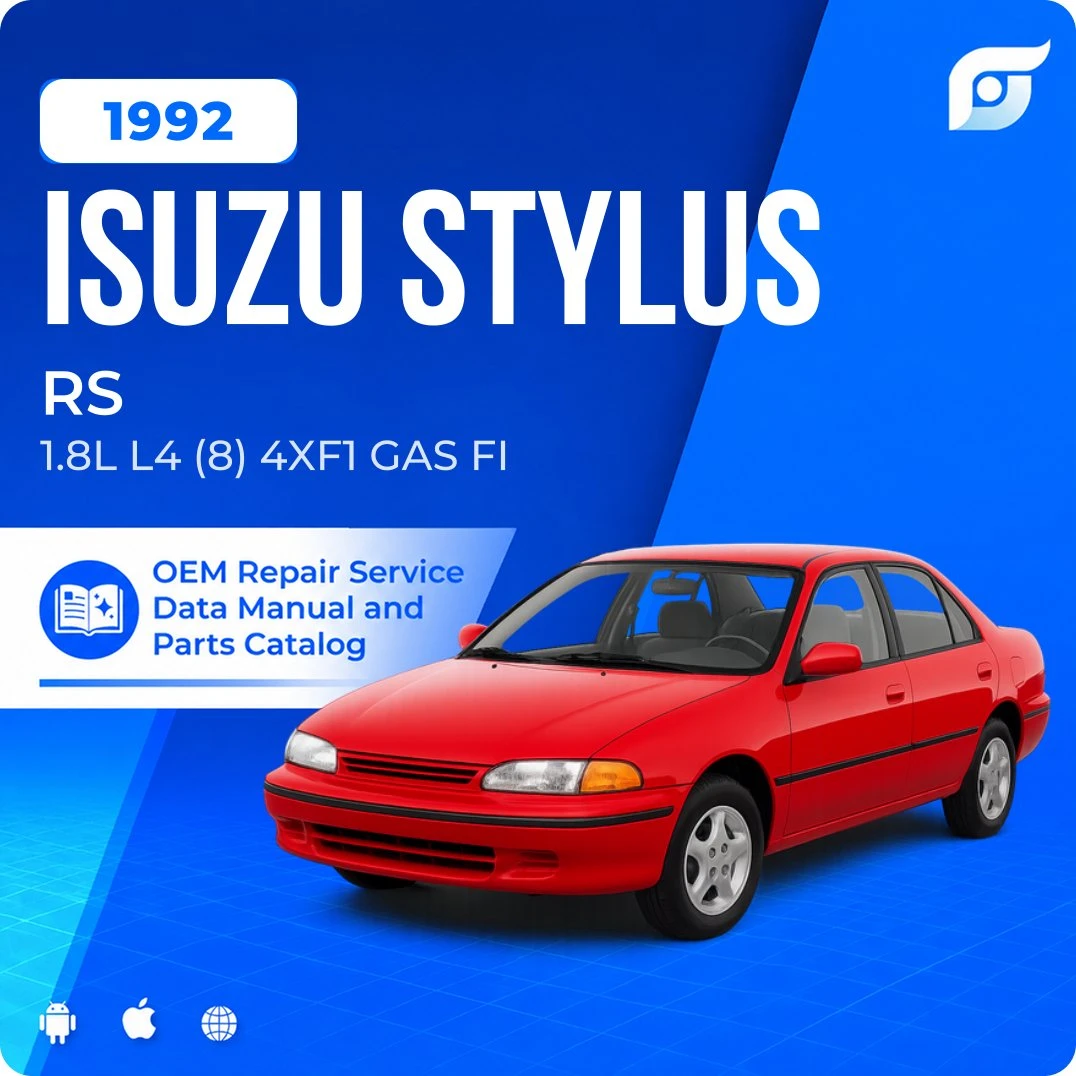 1992 Isuzu Stylus RS - OEM Repair Service Manual