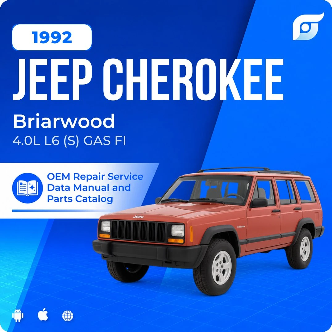 1992 Jeep Cherokee Briarwood - OEM Repair Service Manual