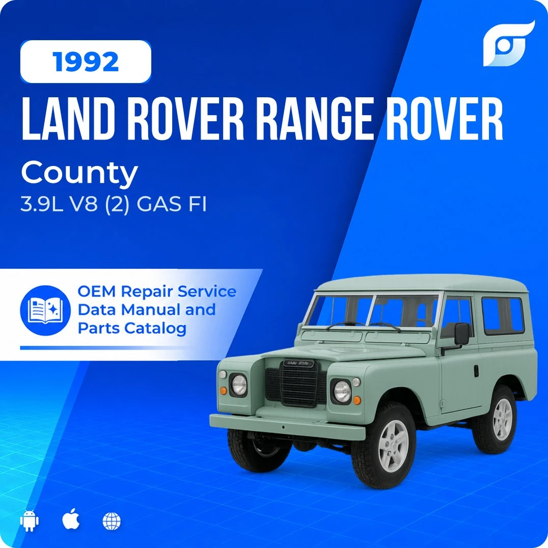 1992 Land Rover Range Rover County - OEM Repair Service Manual