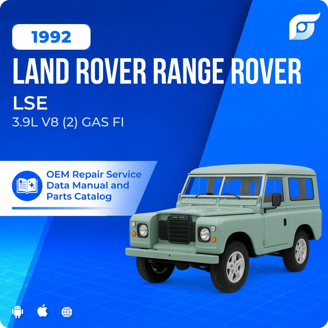 1992 Land Rover Range Rover LSE - OEM Repair Service Manual