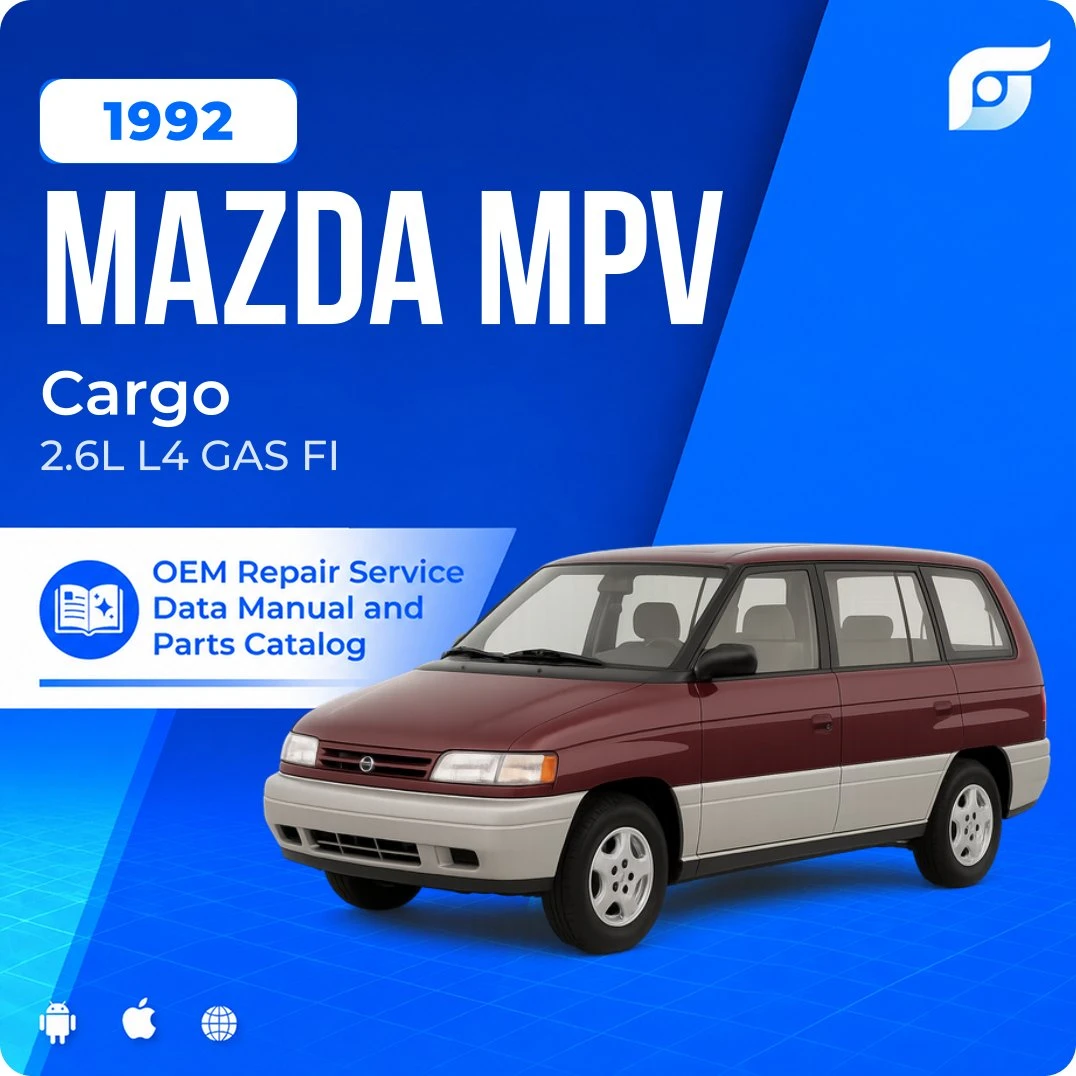 1992 Mazda MPV Cargo - OEM Repair Service Manual