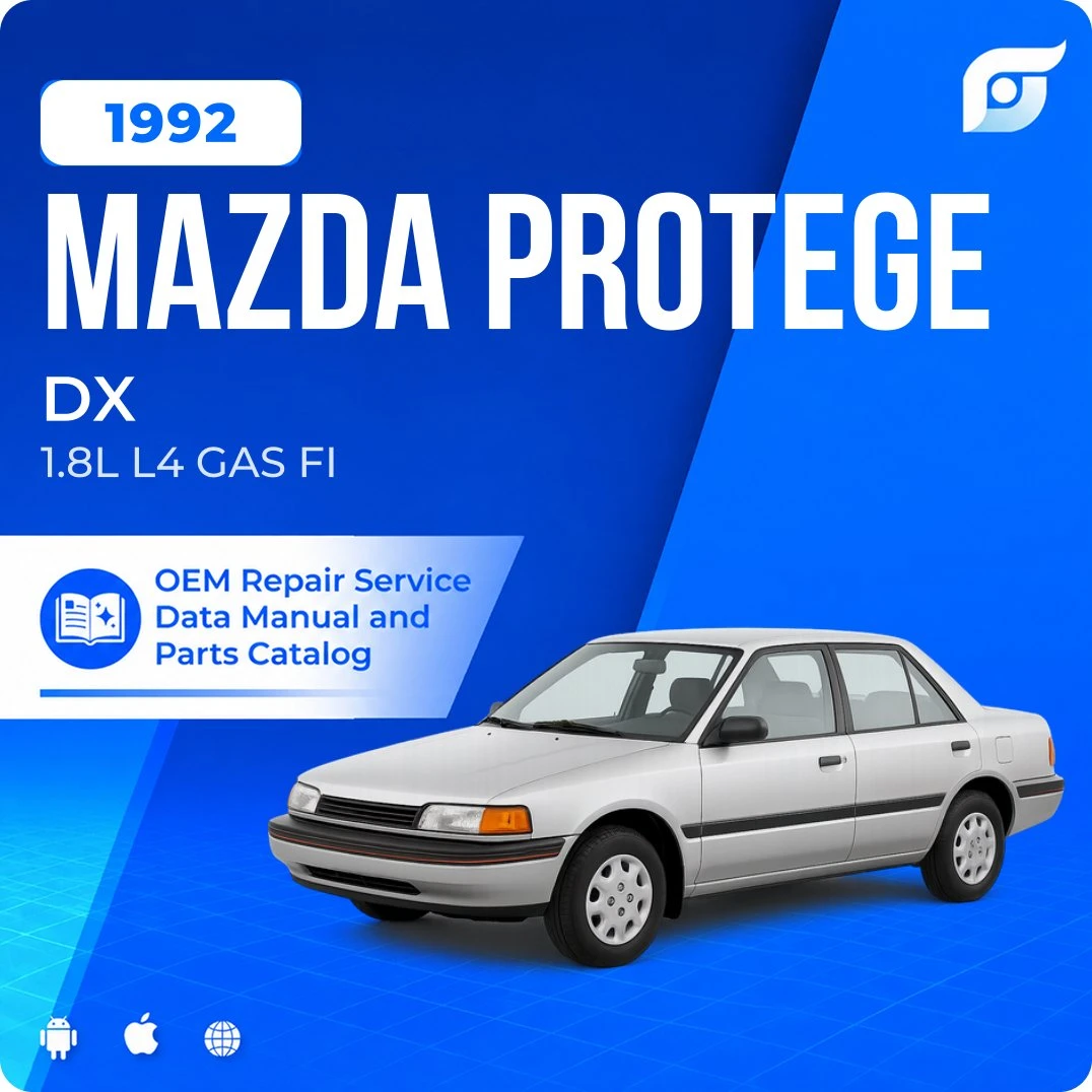1992 Mazda Protege DX - OEM Repair Service Manual