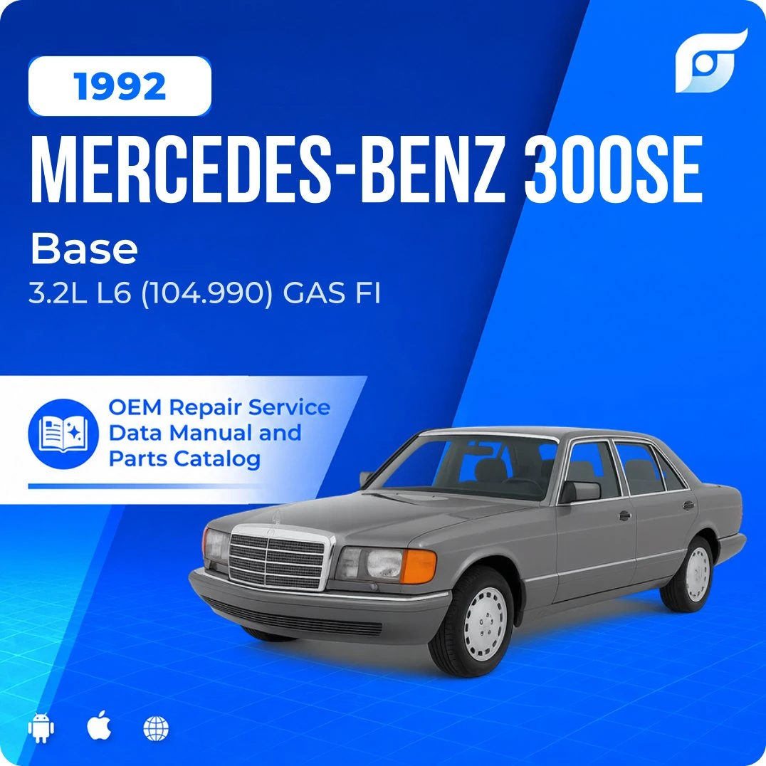 1992 Mercedes-Benz 300SE Base - OEM Repair Service Manual