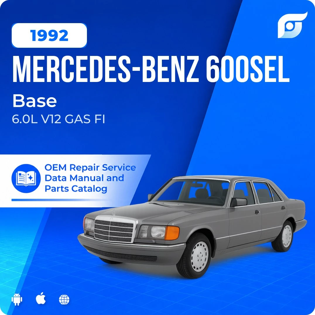 1992 Mercedes-Benz 600SEL Base - OEM Repair Service Manual
