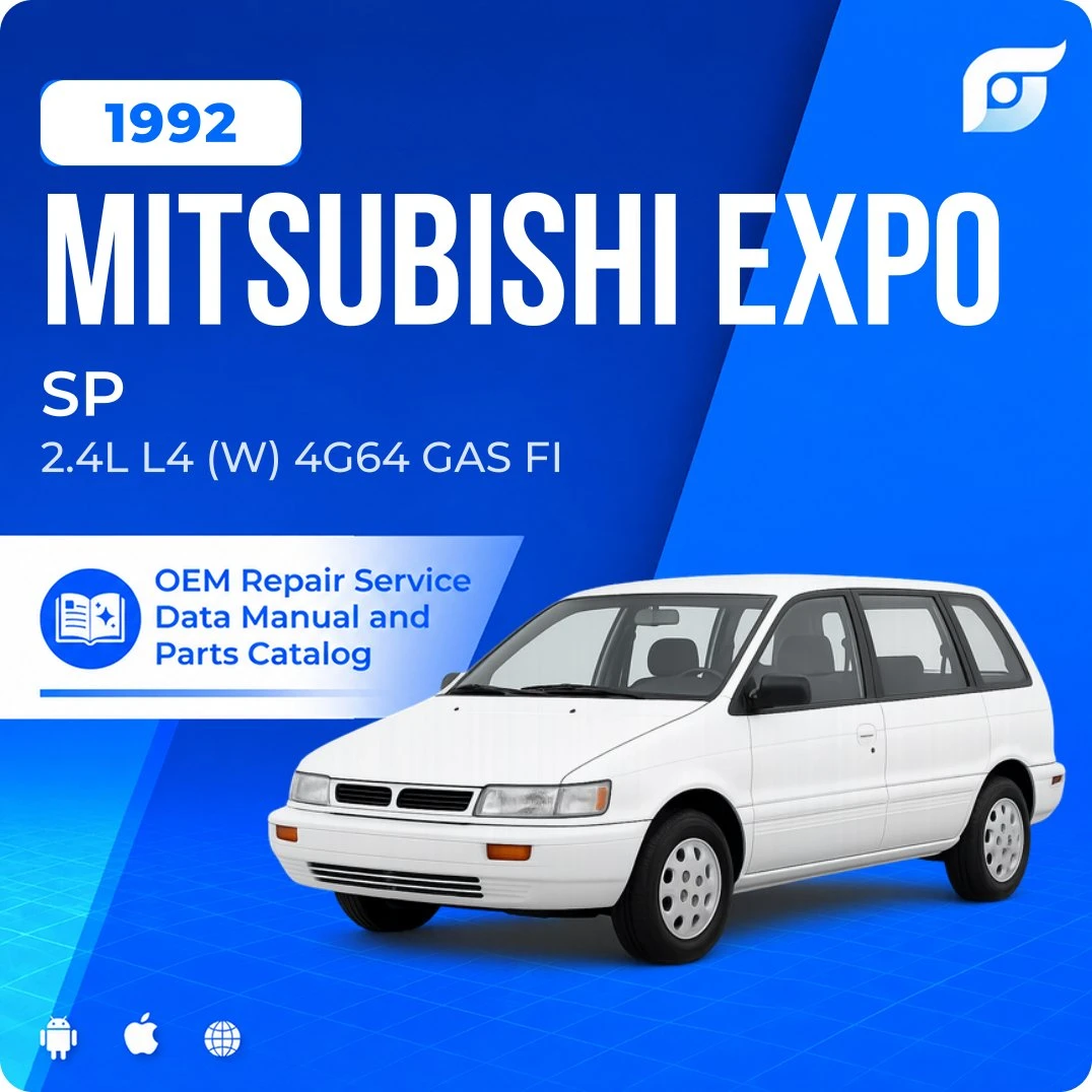 1992 Mitsubishi Expo SP - OEM Repair Service Manual