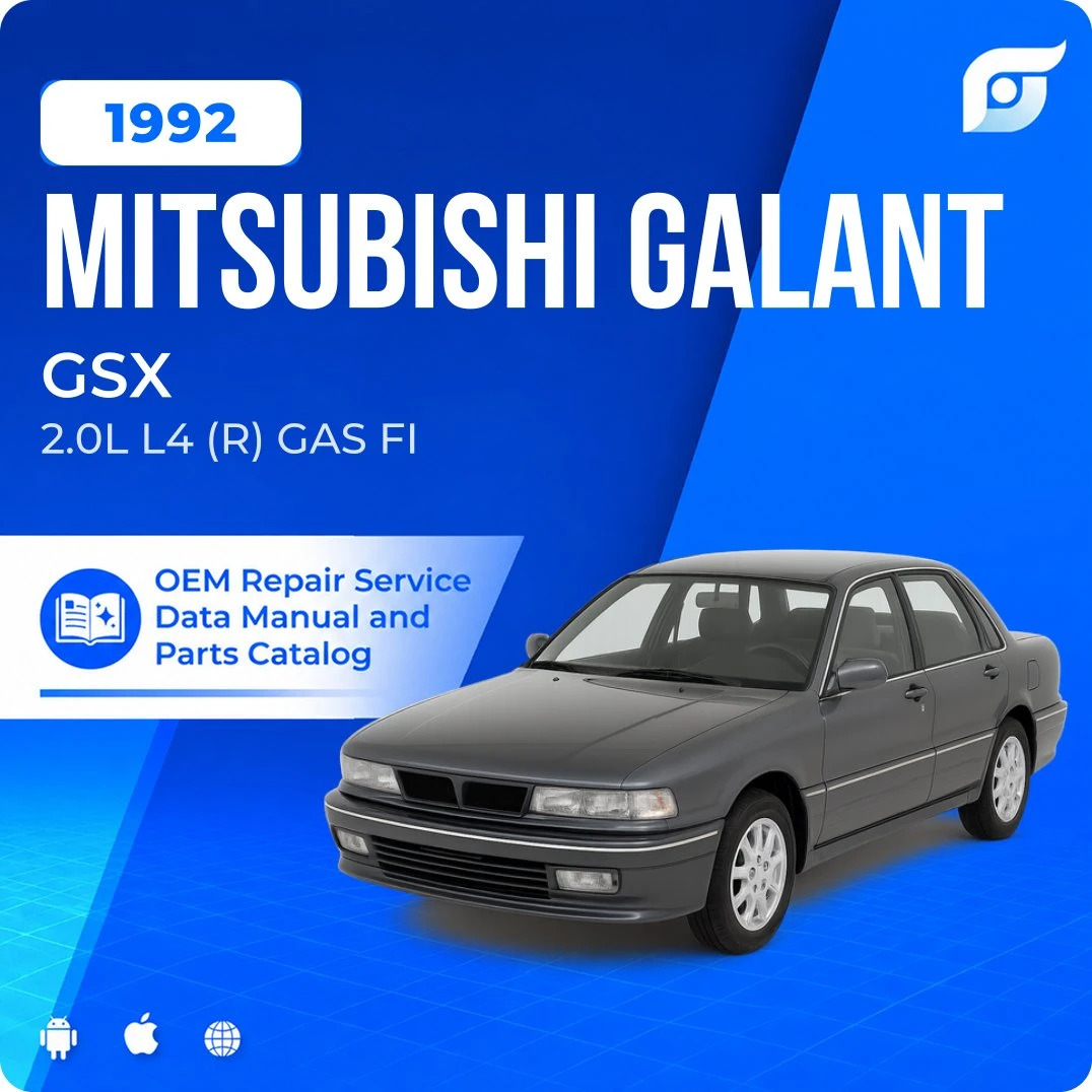 1992 Mitsubishi Galant GSX - OEM Repair Service Manual