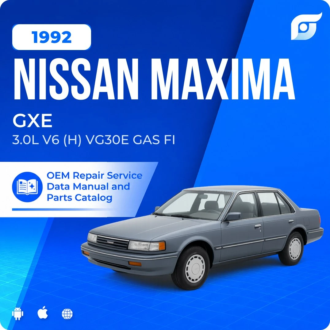 1992 Nissan Maxima GXE - OEM Repair Service Manual