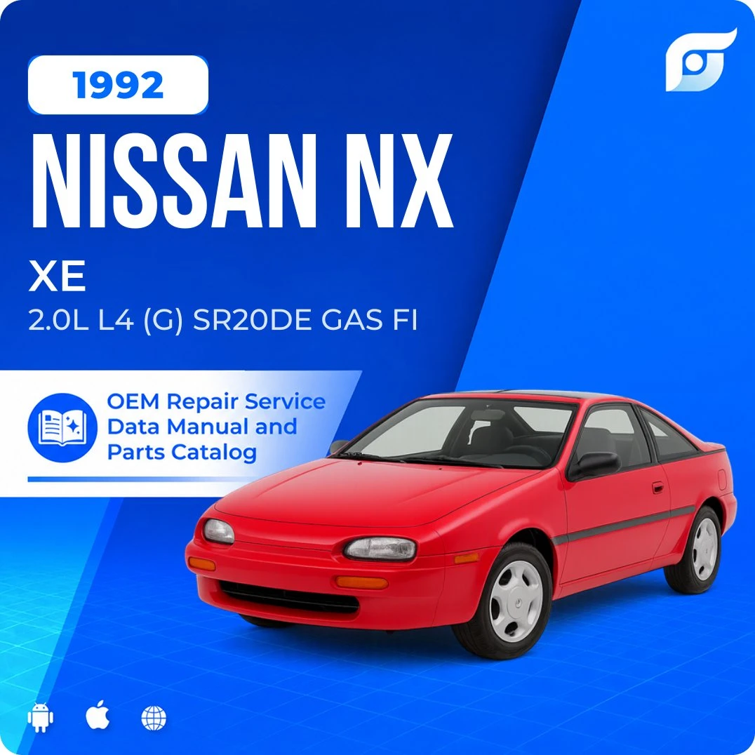 1992 Nissan NX XE - OEM Repair Service Manual