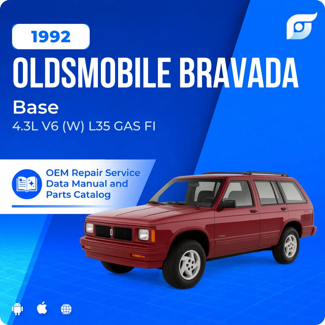 1992 Oldsmobile Bravada Base - OEM Repair Service Manual