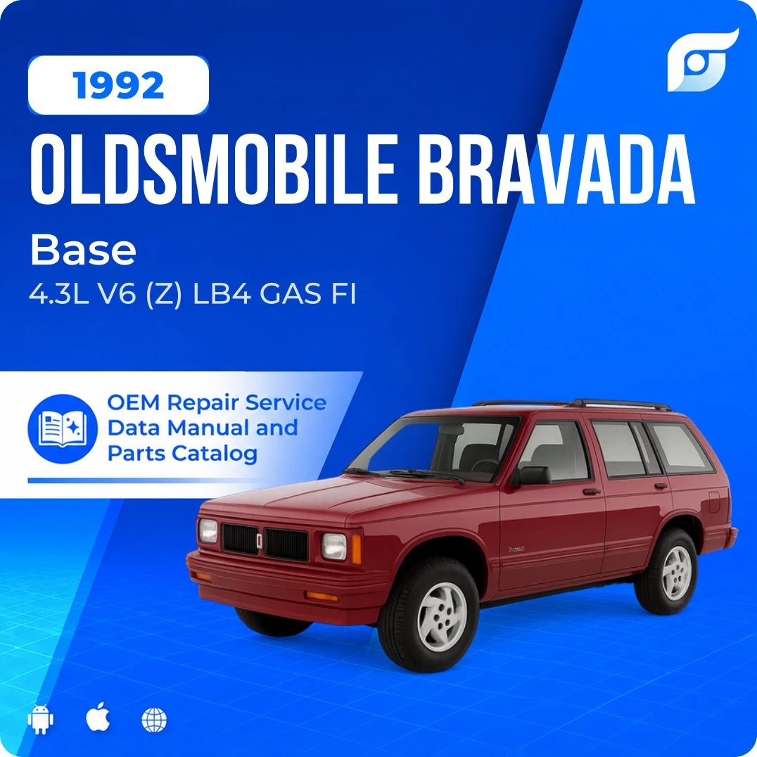 1992 Oldsmobile Bravada Base - OEM Repair Service Manual