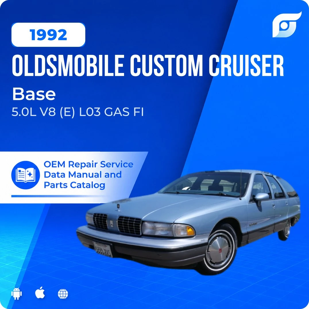 1992 Oldsmobile Custom Cruiser Base - OEM Repair Service Manual