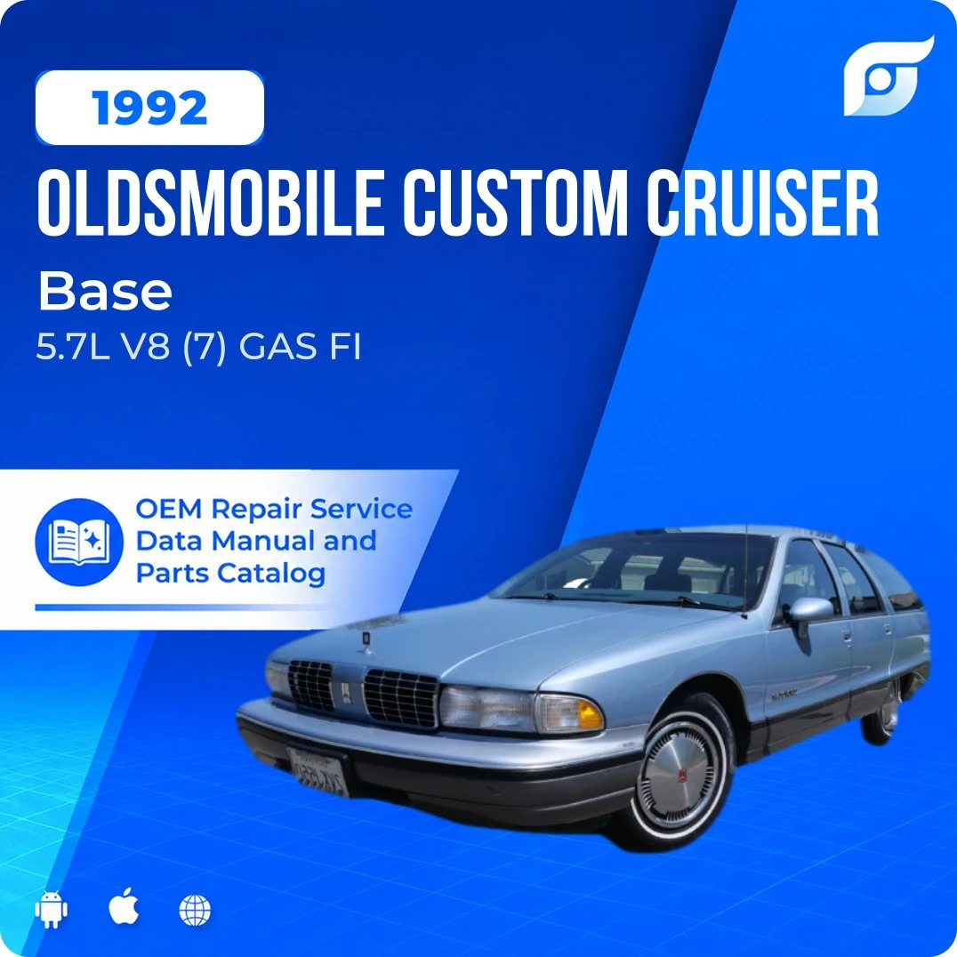 1992 Oldsmobile Custom Cruiser Base - OEM Repair Service Manual