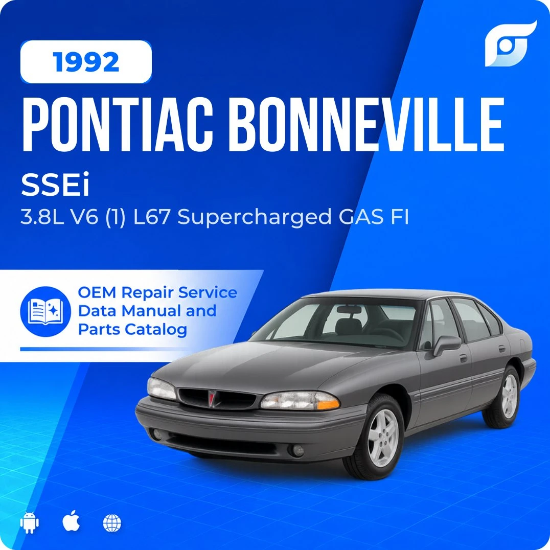 1992 Pontiac Bonneville SSEi - OEM Repair Service Manual