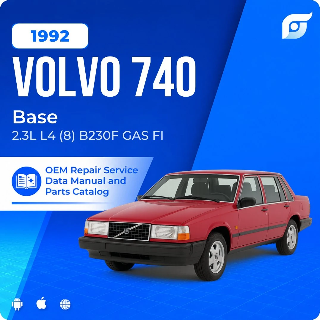 1992 Volvo 740 Base - OEM Repair Service Manual