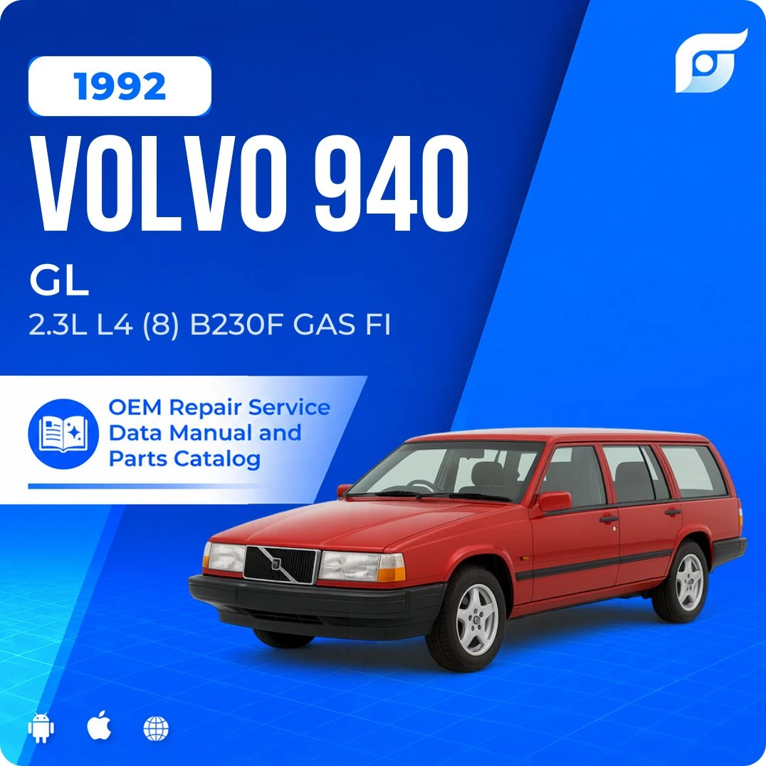 1992 Volvo 940 GL - OEM Repair Service Manual