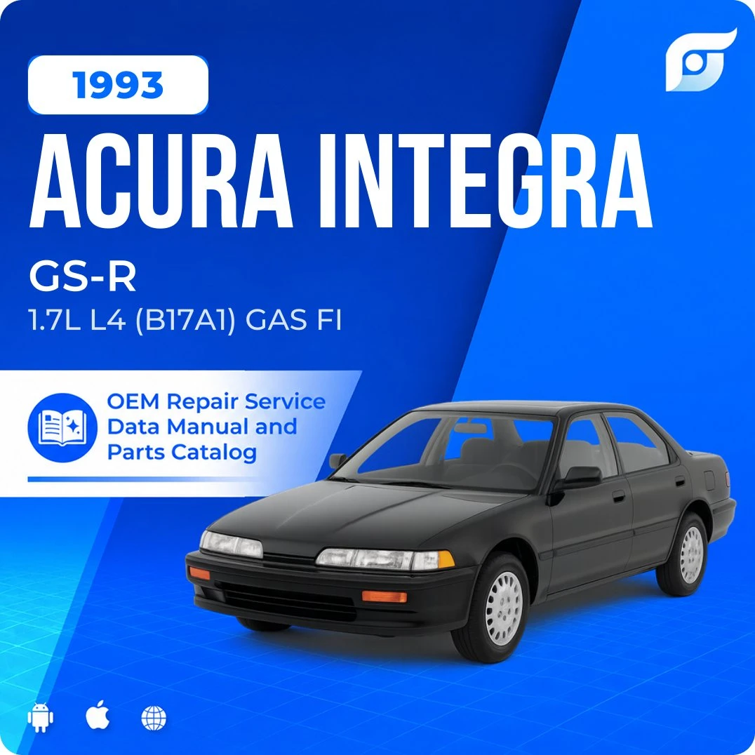 1993 Acura Integra GS-R - OEM Repair Service Manual