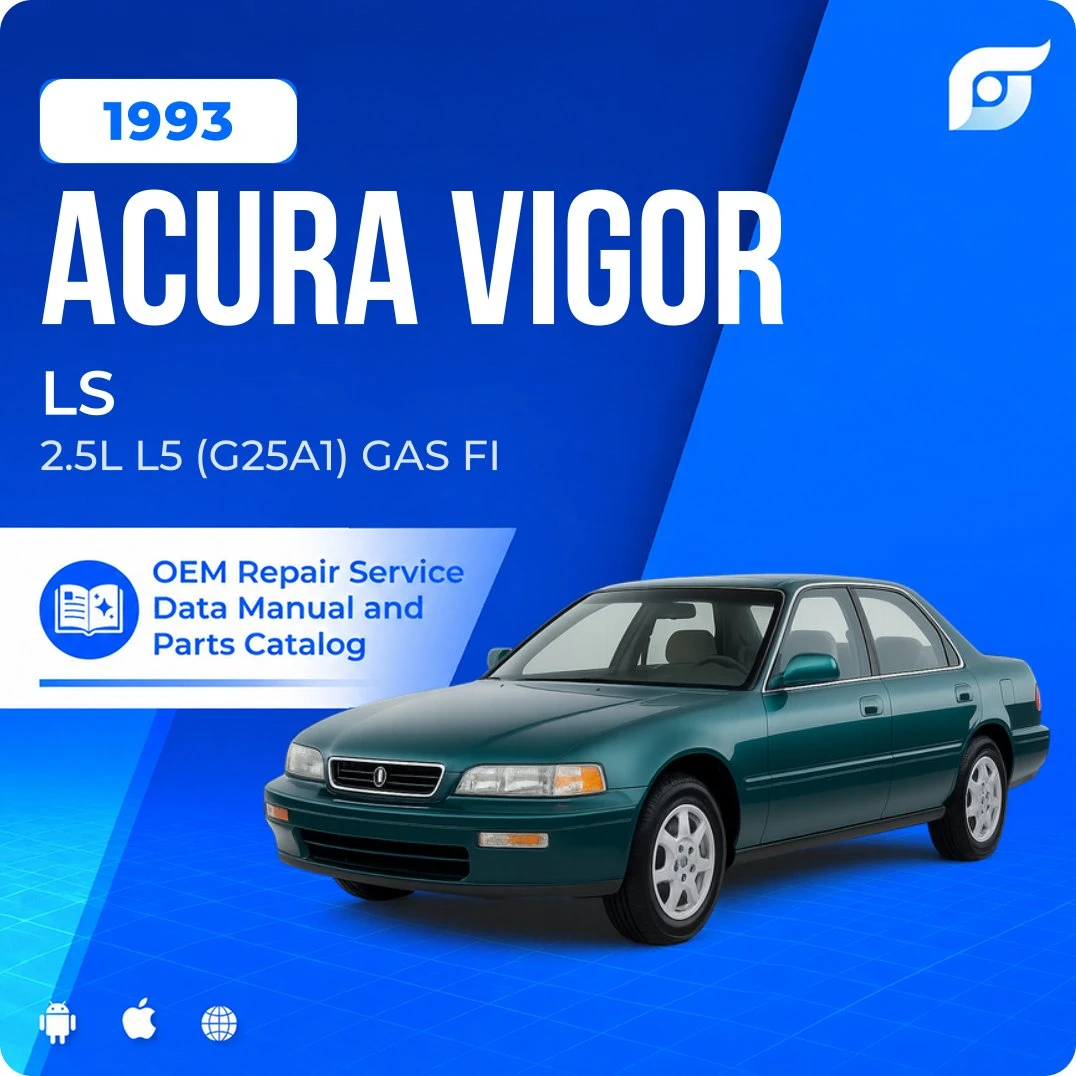 1993 Acura Vigor LS - OEM Repair Service Manual